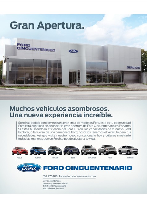 Ford Cincuentenario, Panama