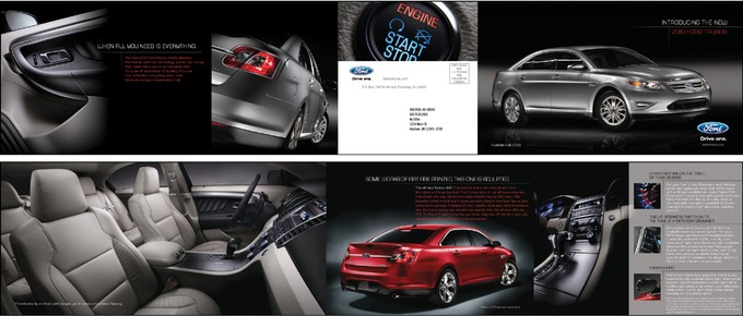 TAURUS PreLaunch Direct Mail Cover and Inside